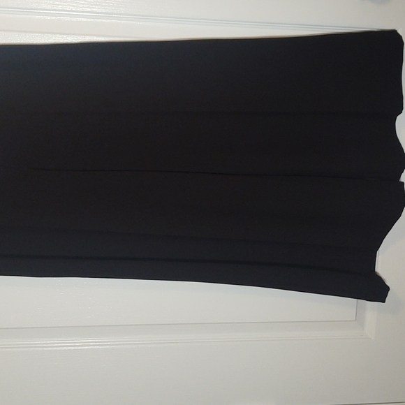 Madison Wide Waistband Pleated Black Women's Trousers - Picture 2 of 8